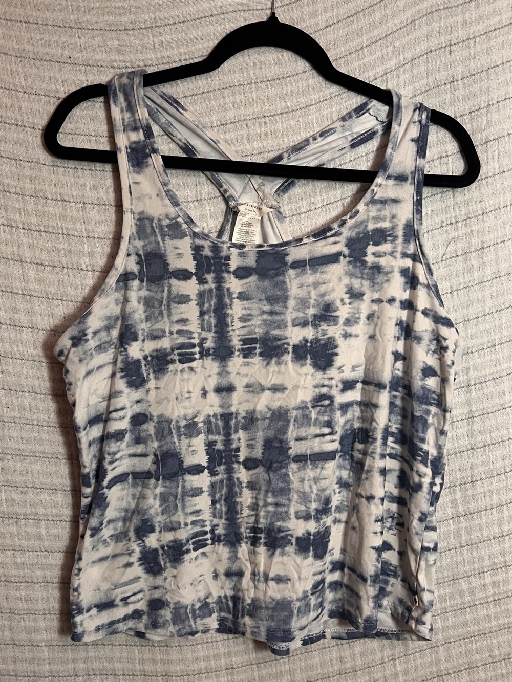Lucky Brand Abstract Tie-Dye Tank Top Size Large